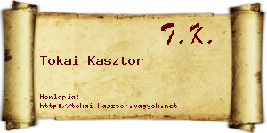 Tokai Kasztor névjegykártya